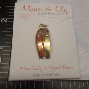 Mima & Oly Two Sisters Charm for Necklace